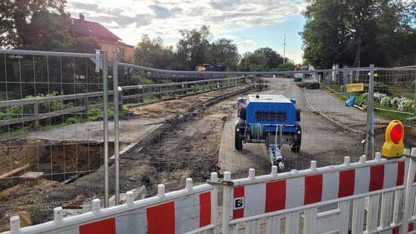 Abensberg,Abensbrücke,Baustelle, © Foto: Michael Hegele (charivari in Abensberg)